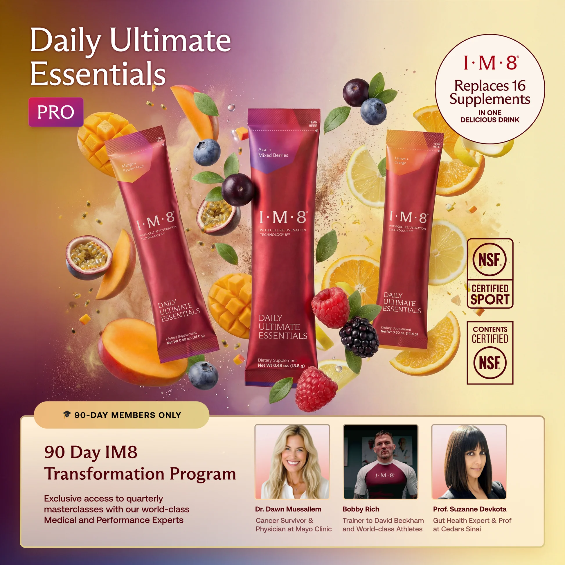 does im8 have glutathione David Beckham's IM8 Daily Ulimate Essentials supplement goes pro
