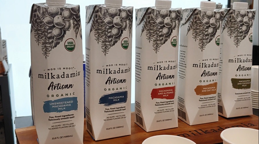 Milkadamia's Artisan plant-based milks launch in refrigerated set