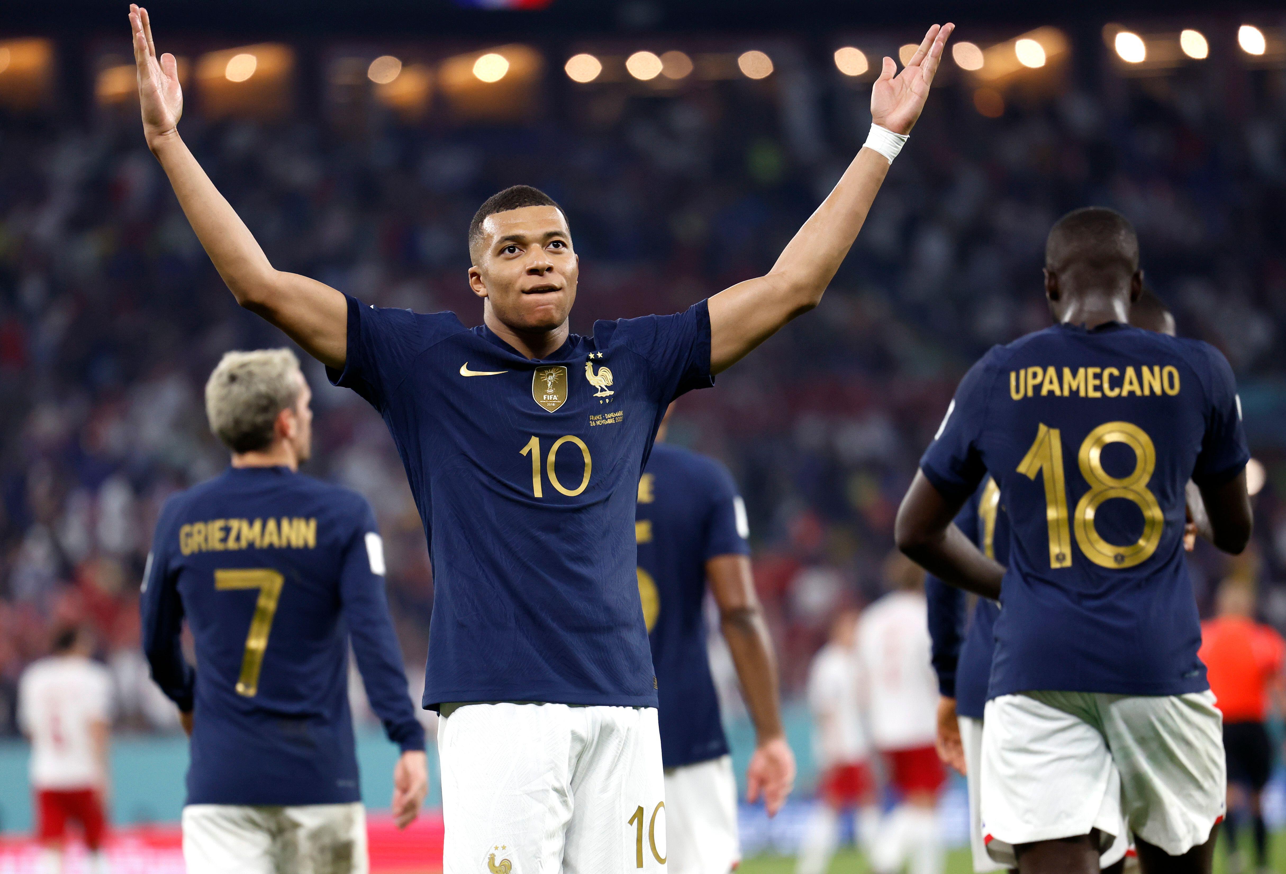 France 2-1 Denmark: Kylian Mbappe hits brace and sets records as