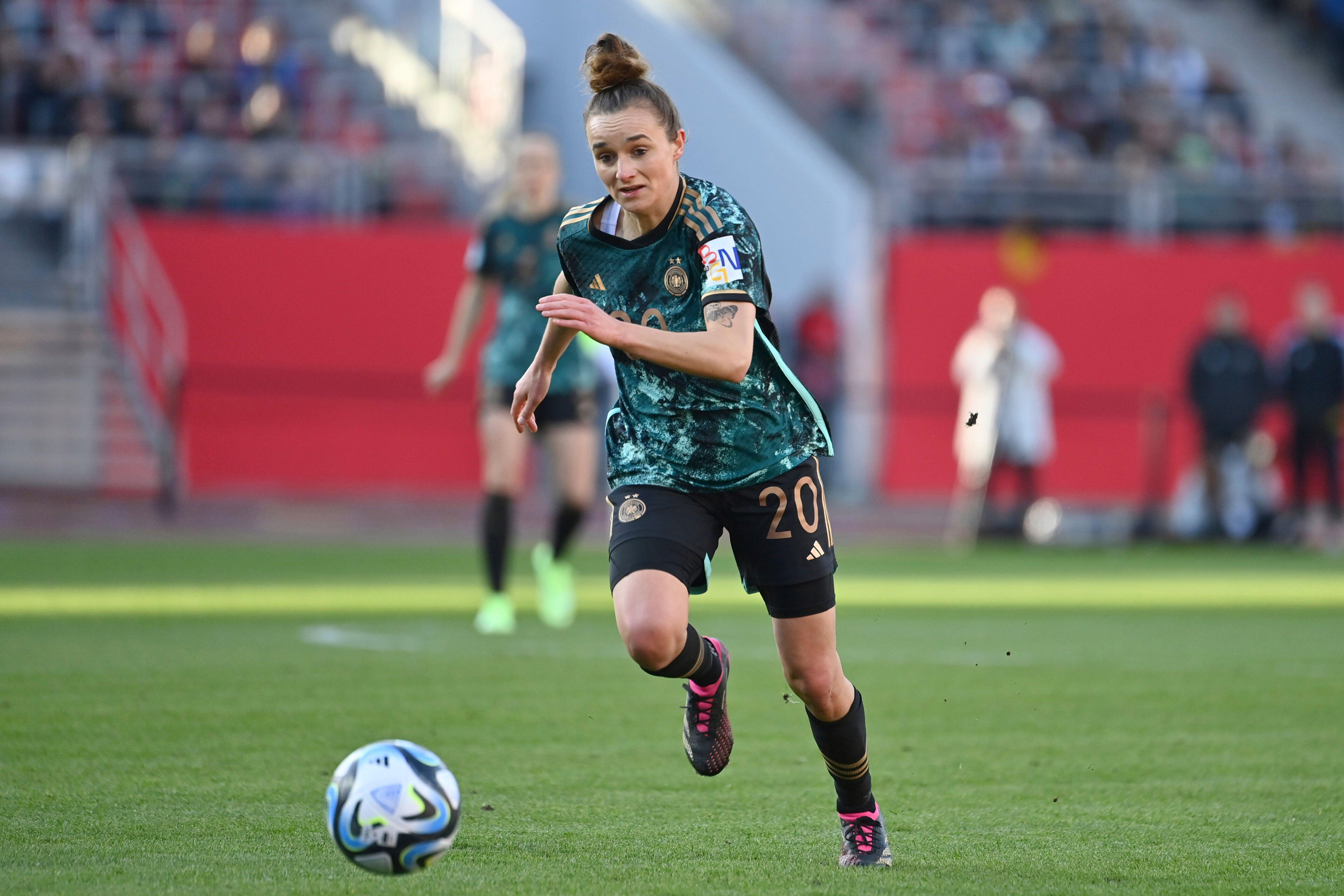 Geyse Ferreira, women BRA 18 in the friendly DFB women match GERMANY -  BRASIL 1-2 Preparation for WM World Championships 2023 in Australia, New  Zealand ,Season 2022/2023, on Apr 11, 2023 in