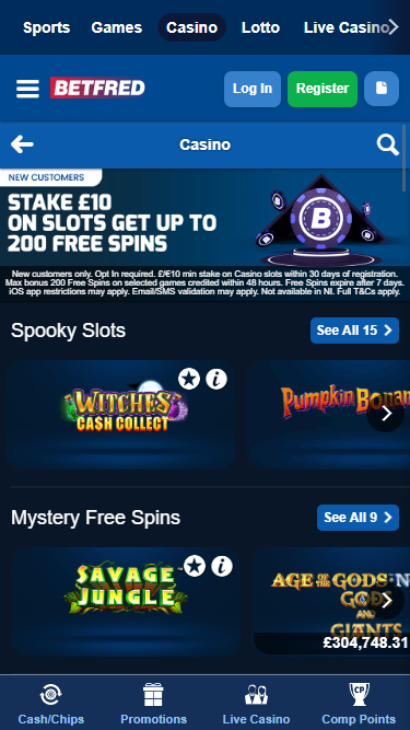 Betfred deals mobile lotto